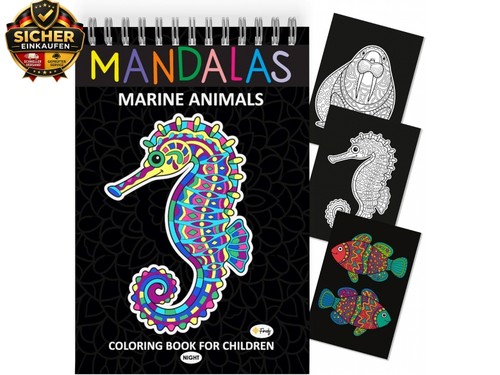 Mandala malbuch kinder - malbuch,