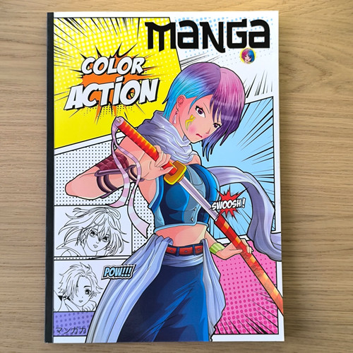 Malbuch manga din - manga, a4