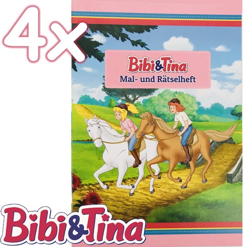 Malbuch und rätselhefte - 4x,
