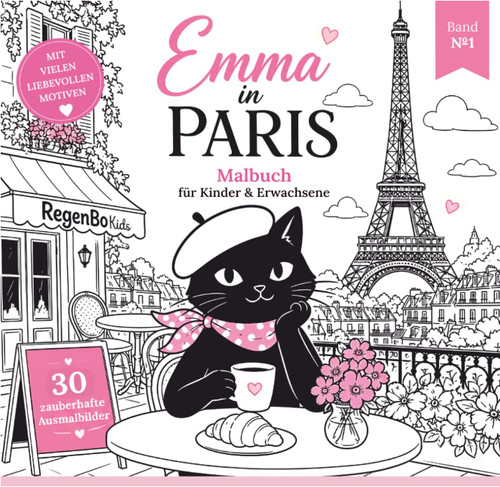 Emma paris ausmalbuch mit - emma,