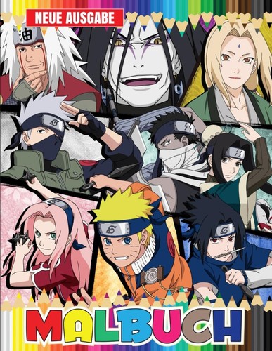 Naruto malbuch tolles - -,
