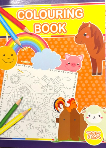 Malbuch für kinder bauernhof - kinder,