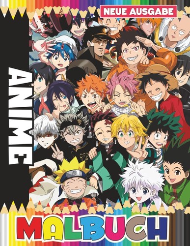 Anime malbuch tolles geschenk - anime, malbuch: