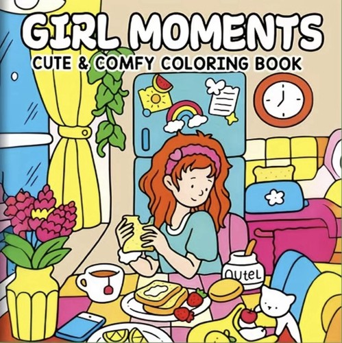 Girl moments malbuch für - moments,