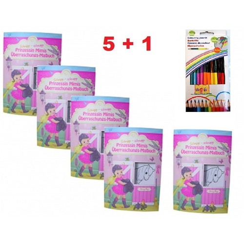 Prinzessin mimis malbuch - prinzessin,