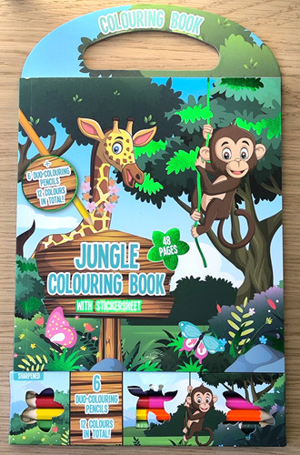 Malbuch mit sticker und stifte - mit,