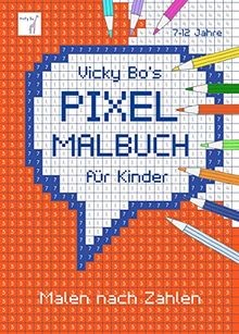 Pixel malbuch für kinder - für,