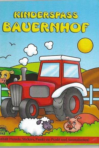Malbuch kinderspaß bauernhof - malbuch,