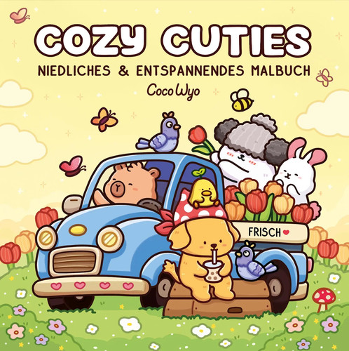 Cozy cuties malbuch - cuties, für