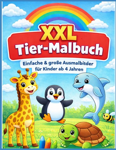 Xxl tier malbuch - xxl, große