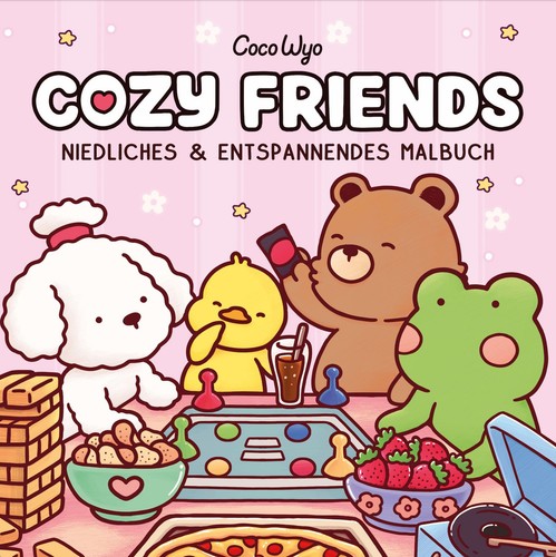 Cozy friends malbuch für - malbuch,