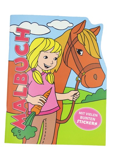 Pony malbuch für kinder - pony,