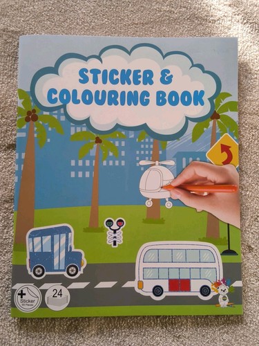 Sticker und malbuch - und,