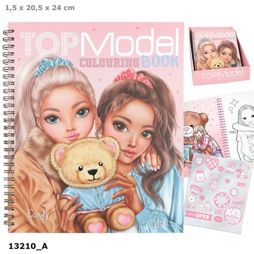 Topmodel malbuch team teddy - malbuch,