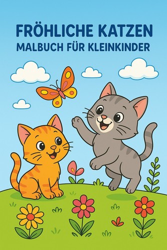 Katzen malbuch für - malbuch,