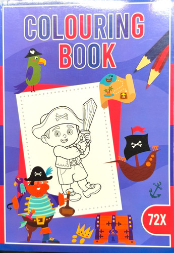 Malbuch für kinder piraten - malbuch,