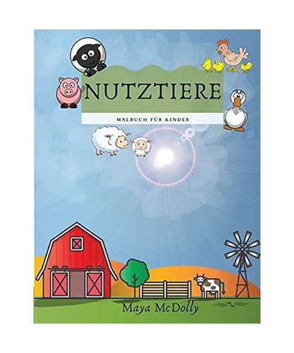 Nutztiere malbuch für - malbuch,