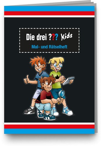 Malbuch rätselheft die - die, drei