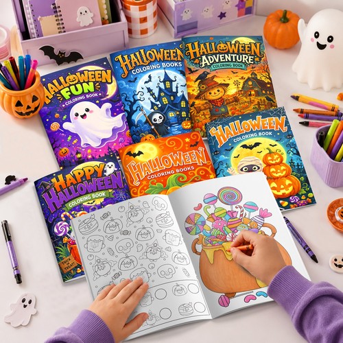 Halloween malbuch - malbuch,