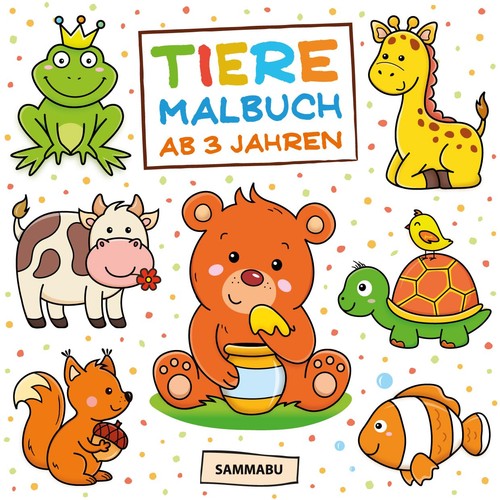 Tiere malbuch für - für, 3
